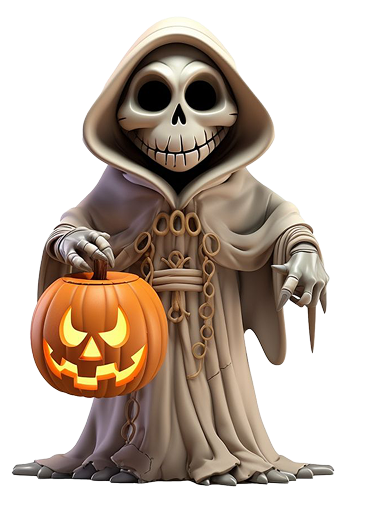 Grim Reaper Halloween Figurine